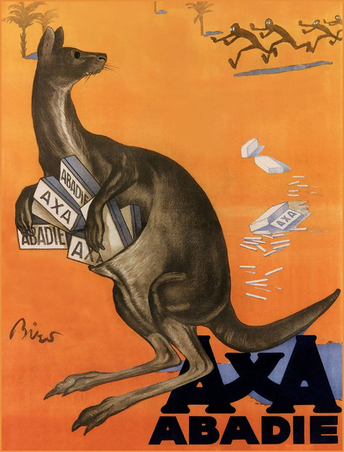 Kangaroo Poster Print - Apple Collection Vintage