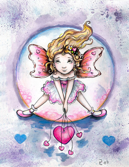 Holding Hearts Poster Print - Valarie Wade