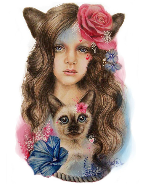 Sweetheart - Only Friend In The World Poster Print - Pike Art Sheena