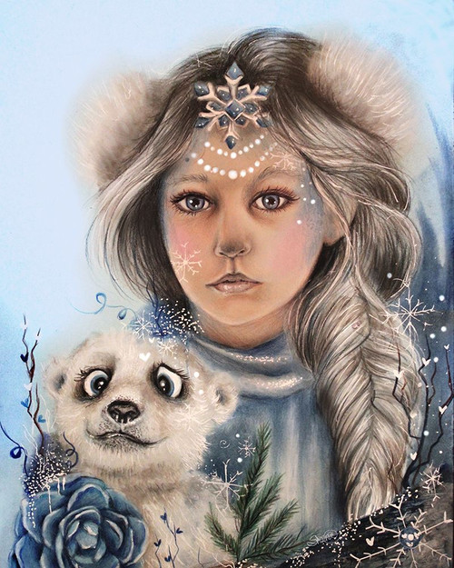 Polar Precious - Only Friend In The World Poster Print - Pike Art Sheena