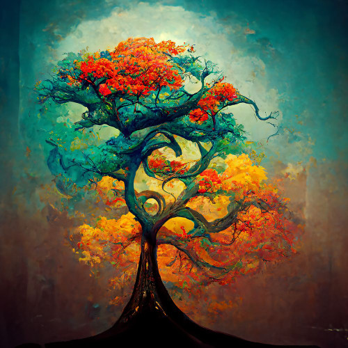 A033 Tree Of Life Poster Print - Ray Heere