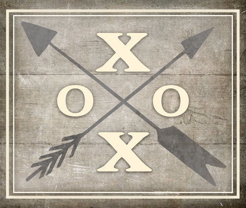 Vintage Farm Sign - XOXO 1 Poster Print - LightBoxJournal