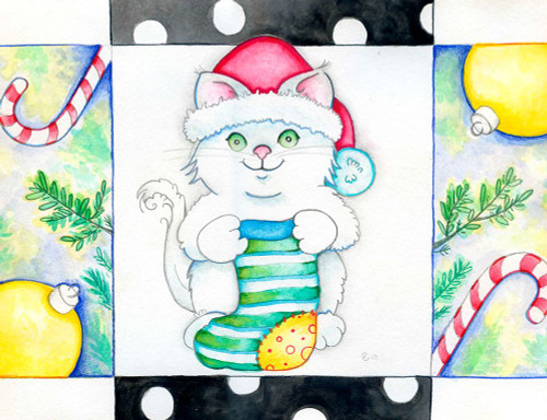 Christmas Socks Poster Print - Valarie Wade