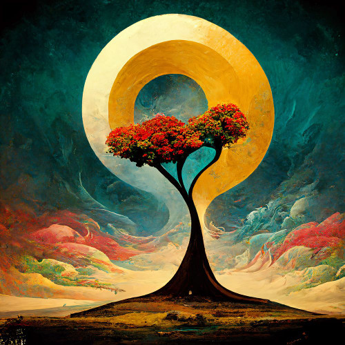 A027 Tree Of Life Poster Print - Ray Heere
