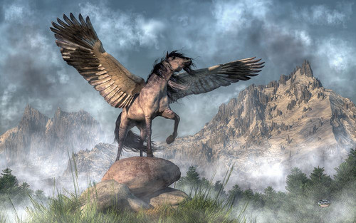 Pegasus Poster Print - Daniel Eskridge