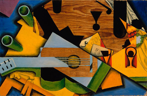 Juan Gris - Still Life With A Guitar Poster Print - Apple Collection Vintage