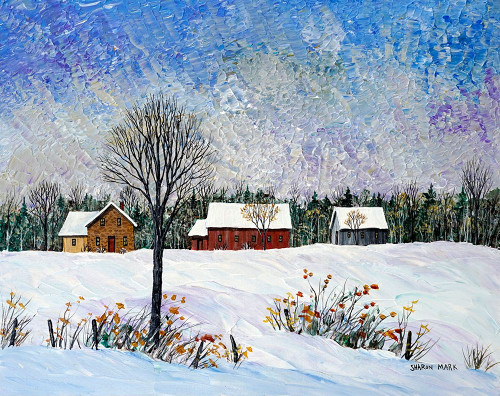 Snow Field Poster Print - Sharon Mark