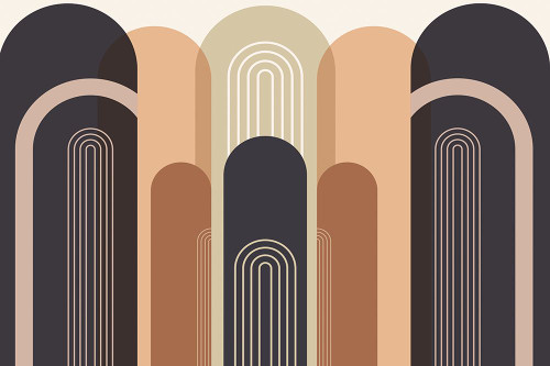 Mid Century Arches Poster Print - Epiphany Urban