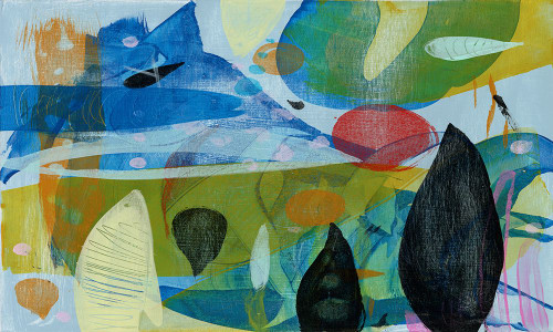 Under the Red Sun Poster Print - Diane Stevenett