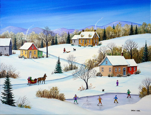 Little Homesteads Poster Print - Sharon Mark