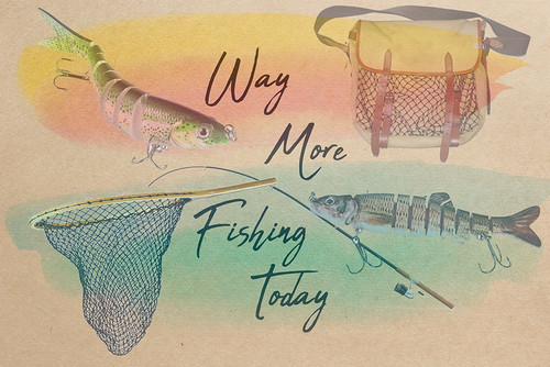 Lets Fish Poster Print - Jamie Phillip