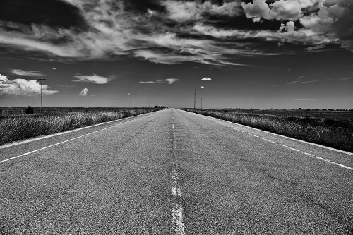 The Long Road Poster Print - Vizvary Photography Susan