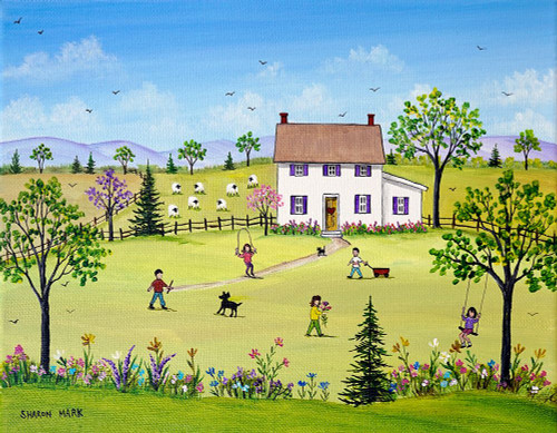 Beautiful Day to Play Poster Print - Sharon Mark