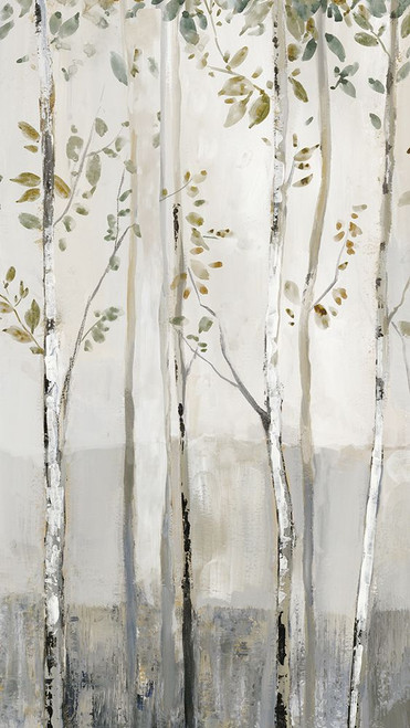 Blue Birch Serenade III Poster Print - Allison Pearce