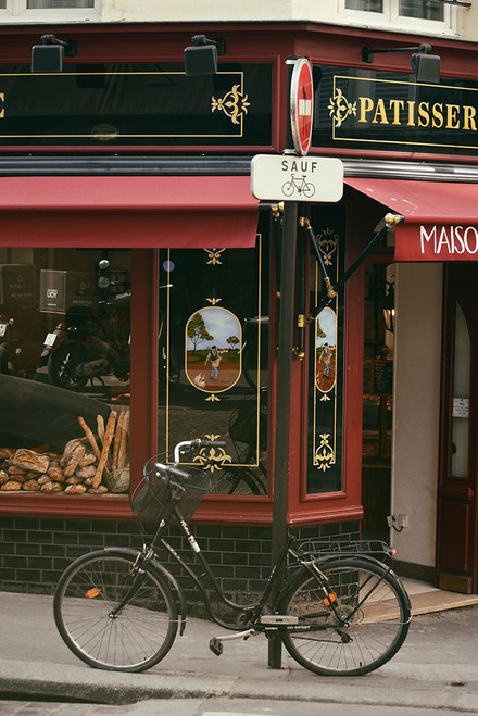 Baguettes and a Bike Poster Print - Carina Okula
