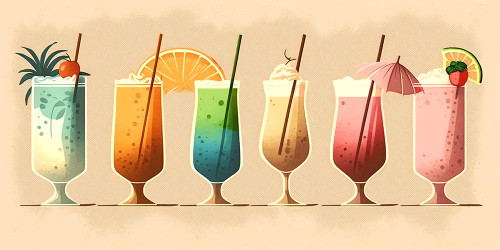 Mid Century Cocktails And Drinks 31 Poster Print - Ray Heere