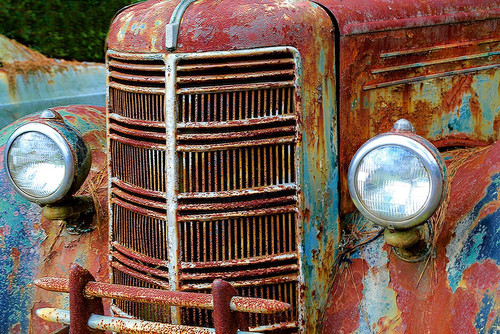 Front Grill Poster Print - Vizvary Photography Susan