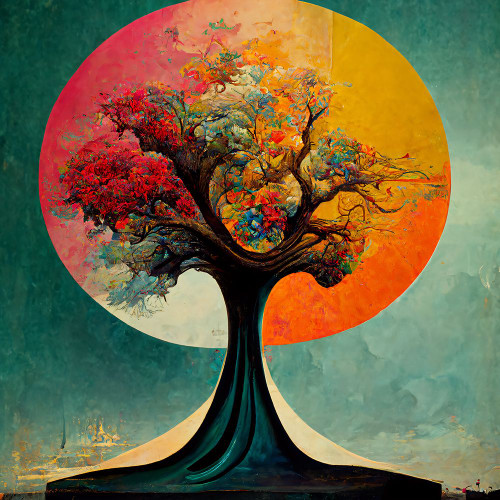 A005 Tree Of Life Poster Print - Ray Heere
