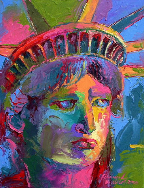 Lady Liberty 2 Poster Print - Richard Wallich
