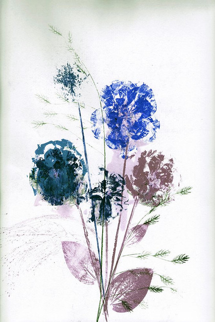 Bouquet Blue Poster Print - Pernille Folcarelli