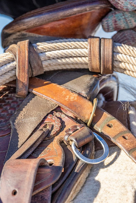 USA- Wyoming. Hideout Horse Ranch- saddle detail. Poster Print - Hollice Looney