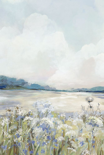 Secret Lake II Blue Version Poster Print - Allison Pearce