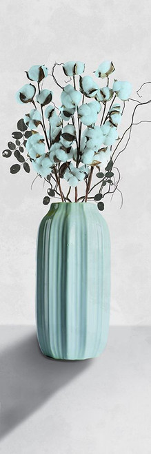 Teal Cotton Bouquet 1 Poster Print - Marcus Prime