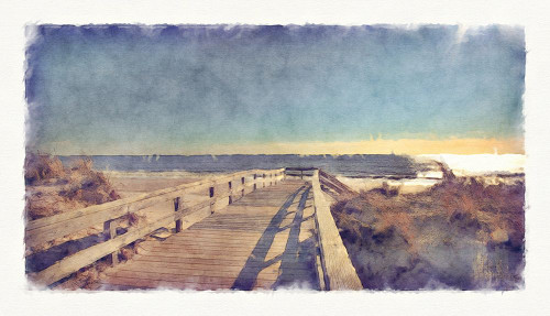 Boardwalk 1 Poster Print - Noah Bay