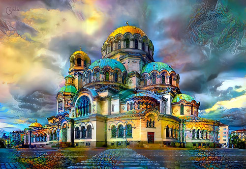 Bulgaria Sofia Alexander Nevsky Cathedral Poster Print - Pedro Gavidia