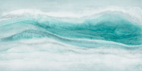 Mooring In Maui-Teal Poster Print - Melissa Renee