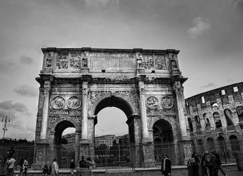 Ruins of the Roman Empire Poster Print - Mona Singh