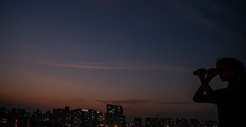 Panaromic sunset Poster Print - Mona Singh Panaromic sunset Poster Print - Mona Singh