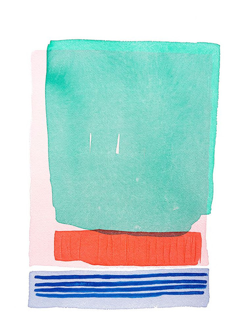 Helen At The Lido II Poster Print - Simone Christen