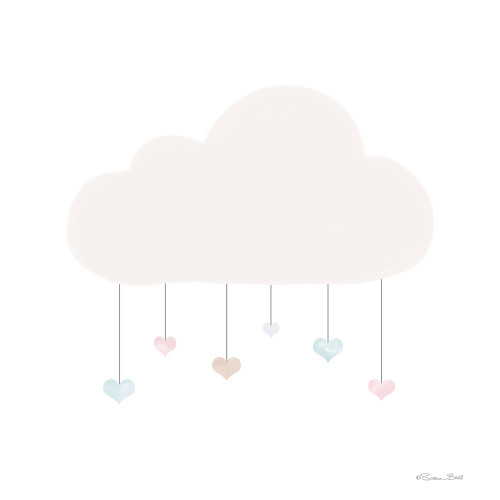 Watercolor Cloud Poster Print - Susan Ball