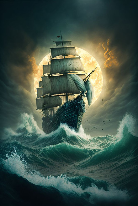 The Flying Dutchman 17 Poster Print - Ray Heere