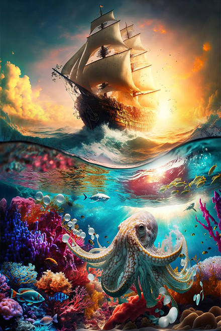 The Flying Dutchman 4 Poster Print - Ray Heere - Posterazzi