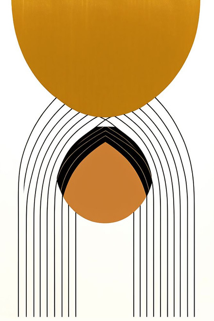 Mid Century Abstract Painting 30 Poster Print - Ray Heere