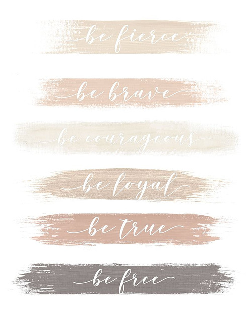 Be Fierce Sign Poster Print - GST