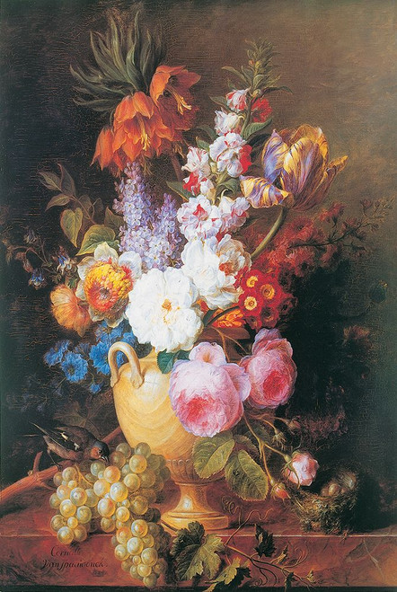 Vase de fleurs Poster Print - Spaendonck Corneille Van