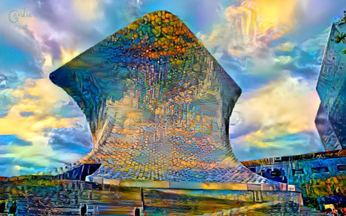 Mexico City Soumaya Museum Poster Print - Pedro Gavidia