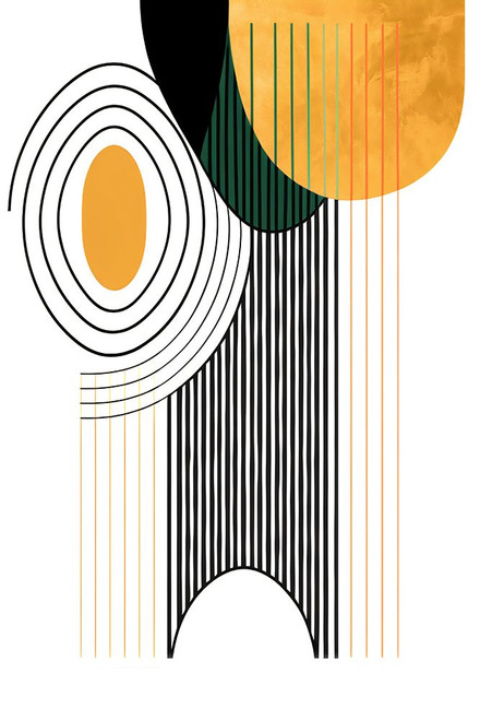 Mid Century Abstract Painting 22 Poster Print - Ray Heere