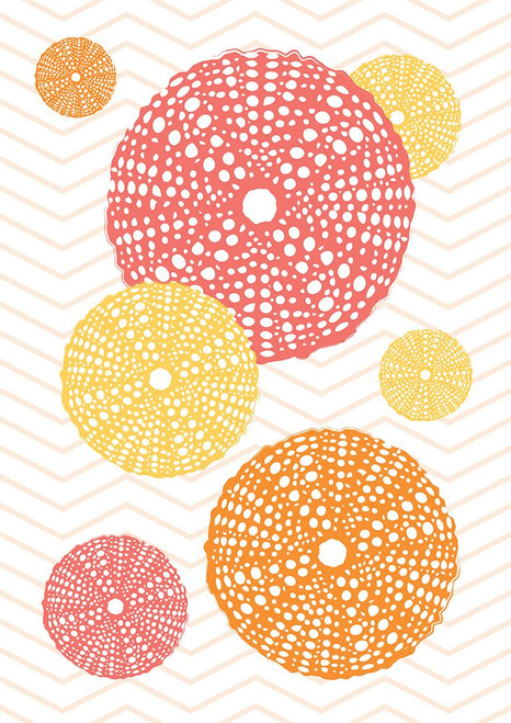 Orange Urchins Poster Print - Aesthete