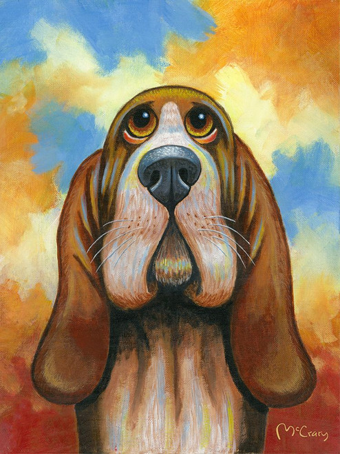 Basset Poster Print - Mike McCrary