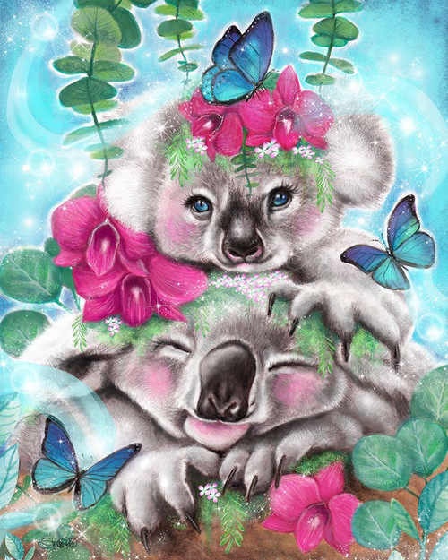 Best Buddies - Koalas Poster Print - Pike Art Sheena