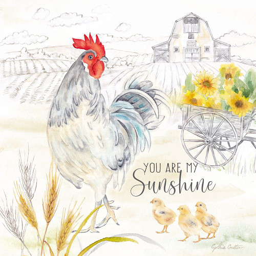 Good Morning Sunshine VIII-My Sunshine Poster Print - Cynthia Coulter