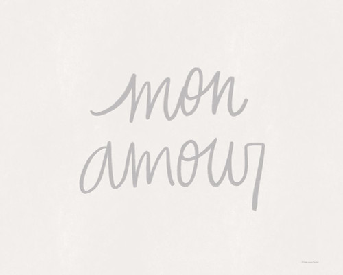 Mon Amour Poster Print - Louise Designs Lady