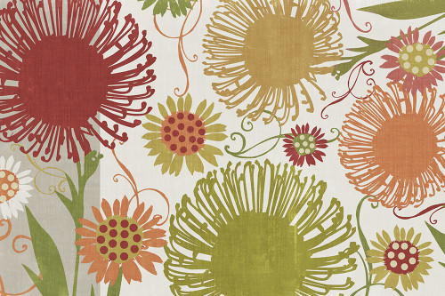 Flower Shower II Poster Print - Sasha