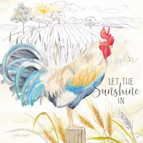 Good Morning Sunshine VII-Let the Sunshine Poster Print - Cynthia Coulter