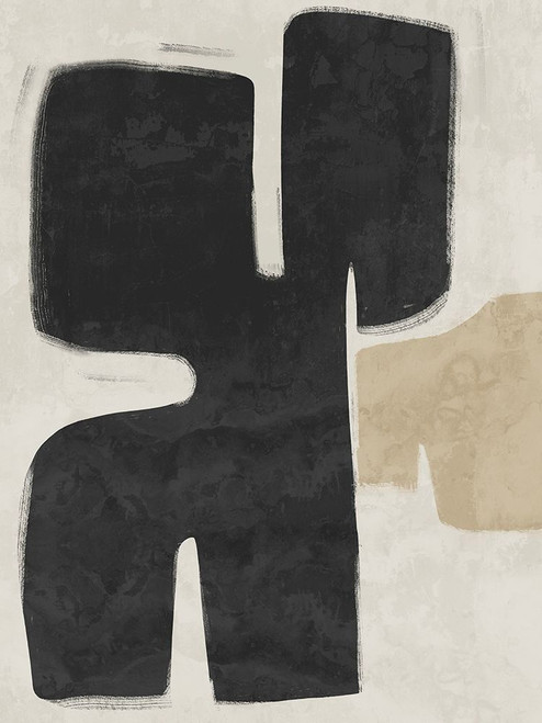 Poised Black Poster Print - Road Urban