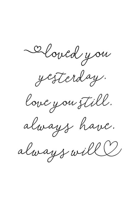 Love you Poster Print - and Seb Sisi